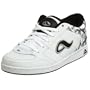 Adio Men's Hamilton Skate Shoe,White/Silver/Black,9.5 M US