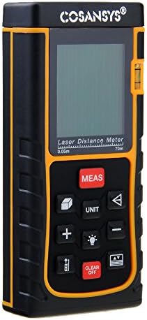 CONSANSYS Laser Distance Measurer 2nd Generation with Larger Bubble Level Rangefinder Range Finder Tape Measuring Tool Measure 100m(328ft)