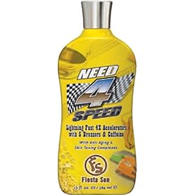 Fiesta Sun NEED FOR 4 SPEED 4x Accelerators 5x Bronzers Tanning Lotion 13 oz.