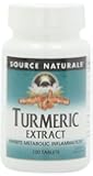 Source Naturals Turmeric Extract, 100 Tablets (Pack of 2)