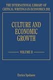 Culture and economic growth