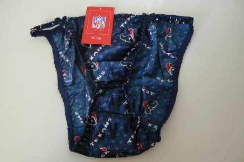 NFL Licensed Houston Texans Women's Blue Panties Underwear Size Medium (6)