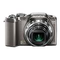 Olympus SZ-31MR Digital Compact Camera - Silver (16MP, 24x Wide Optical Zoom) 3.0 inch Touch Panel LCD