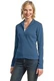 Ladies Flatback Rib Full Zip Jacket