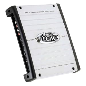 LEGACY LA589 800 Watts 2 Channel Bridgeable MOSFET Amplifier