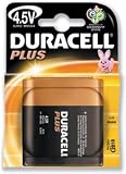 Electronics : Duracell Plus Battery Alkaline 4.5V Ref MN1203B1