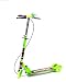 Taaza Garam Three Wheeler Folding Scooter With Hand Brake and Bell - Green RS.929.00