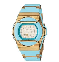 CASIO Blue Baby-G Sweet Poison Watch with Digital Dial and Resin/Metal Band. Model: MSG162EV-2