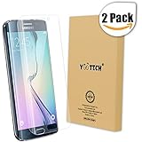 Galaxy S6 Edge Screen Protector,Yootech [2-Pack] Samsung Galaxy S6 Edge Screen Protector, Premium HD Clear Film with Free Lifetime Replacement Warranty