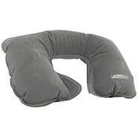 Travel Blue Inflatable Neck Pillow, Gray, One Size