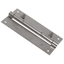 Guden Stainless Steel 18-8 Spring Release Hinge with Two Holes, 4" x 1", 0.250" Pin Diameter 0.050" Thickness