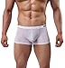 Winday Men Briefs Breathable Ice Silk Boxer Bikinis and Briefs 4 packs