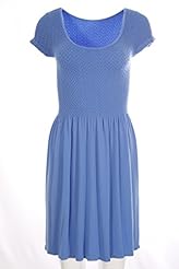 Nylon/Spandex/Viscose/Knit Babydoll  Dress