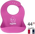 McPolo's Cutest Baby Elephant 44 &reg; - the Ultimate Silicone Baby Bib Solution from U-Essae - Fitting Growing Babies 4 MO to 4 YO Self-Feeders & Toddlers comfortably with Smart Buttons