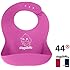 McPolo's Cutest Baby Elephant 44 &reg; - the Ultimate Silicone Baby Bib Solution from U-Essae - Fitting Growing Babies 4 MO to 4 YO Self-Feeders & Toddlers comfortably with Smart Buttons
