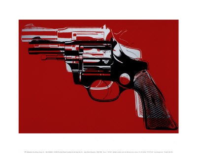 Guns, c.1981-82 Art Poster Print by Andy Warhol, 14x11