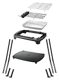 Unold-electro 58550 Barbecue-Grill Black Rack