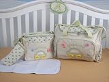 SoHo Diaper bag 4 pieces set with changing pad and bottle case