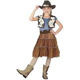 Girls Cow Girl Costume
