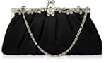 Donne raso Diamante Fiore Pochette Bo...