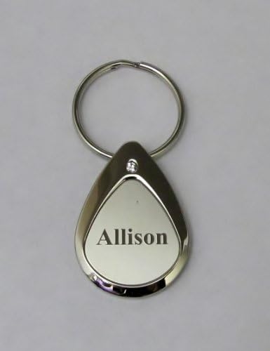 Mulberry Marie-Chantal Key Ring Allison Two-Tone Silver with Crystal LKR020