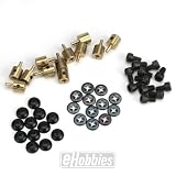 Du-Bro 605 E-Z Connectors With Re-Usable Nylon Snap Ons Bulk (12-Pack)