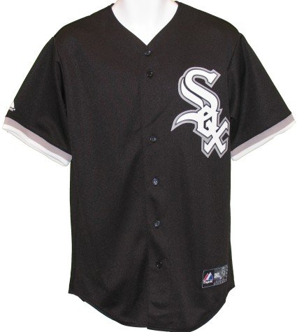 Men`s Chicago White Sox #45 Bobby Jenks Alternate Replica Jersey - S