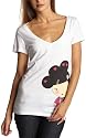 Harajuku Lovers Junior's "Snow Love" V-Neck T-Shirt