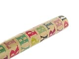 Paperchase Wrapping Paper. Birthday Kraft Paper Design.
