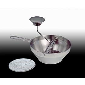 15cm Baby MOULI Food Mill - Heavy duty blade - Stainless Steel