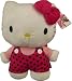 Hello kitty Plush Backpack- Black Dots Overall