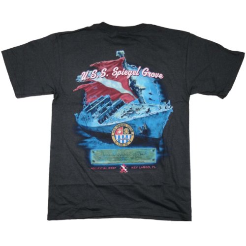 Amphibious Outfitters Spiegel Grove Scuba Dive Tee Shirt