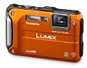 Panasonic Lumix DMC-TS3 12.1 MP Rugged/Waterproof Digital Camera with 4.6x Wide Angle Optical Image Stabilized Zoom and 2.7-Inch LCD (Orange)