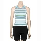 Danskin Galaxy Stripe Racer Back Tank