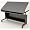 Art Table 48" x 30" -Black Frame, Black Surface