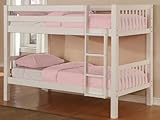 Powell White Twin/Twin Bunk Bed in 2-Carton