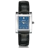 Georgetown University Women's Swiss Watch - Blue Quad Watch with Leather Strap
