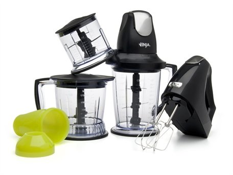 Ninja Master Prep Professional 450-Watt Food Processor, Blender and Hand Mixer Bundle