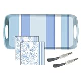 Serving Tray & Spreader Gift Set - Paisley