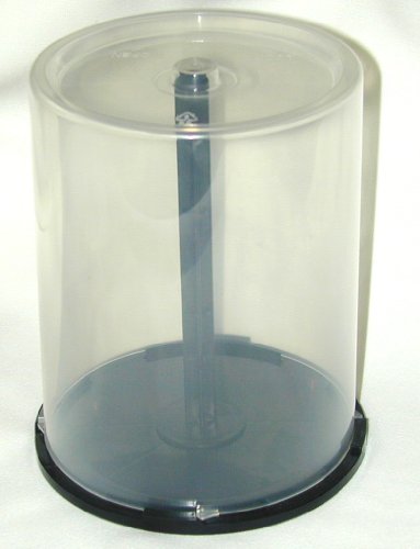 1 Clear & Black CD Beehive / Cakeboxes - Holds 100 Discs #CDIP100BH (Beehives, Cakebox, Cake Box, Bee Hive)