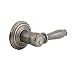 Kwikset 740ADL 502 SMT CP Ashfield Entry Lever Featuring SmartKey, Rustic Pewter