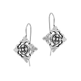 Best Price Sterling Silver Celtic Knot Diamond-Shaped Earrings