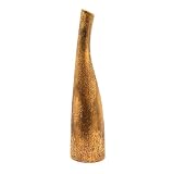EXP Handmade Terracotta Abstract Vase In Bronzed Earth Tones