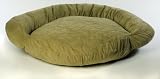 Carolina Pet Co. Protector Pad Bolster Bed, CHOCOLATE