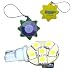 HQRP T10 Side Pin 6 LEDs SMD 5050 LED Interior Sidelight Bulb Warm White compatible with Suzuki Vitara Baleno Swift 90- plus HQRP UV Chain / UV Radiation Health Tester
