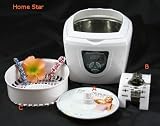 NewModel 7810 w DIGITAL ULTRASONIC JEWELRY CLEANER WATCH CD DVD