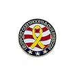 I support Our Troops and Our Freedom Round Lapel Pin
