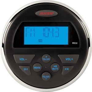 JENSEN MS30 AM/FM/USB Compact Waterproof Stereo