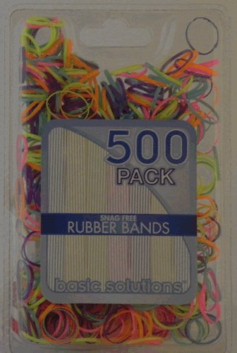 500 Pack Rubber Bands Free (Multicolor)