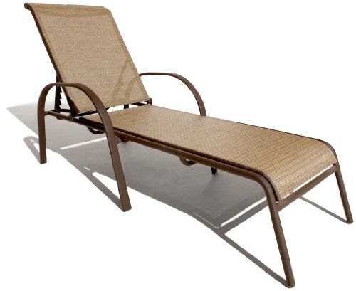 Strathwood Textilene Chaise Lounge Chair